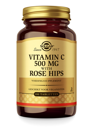 SOLGAR VITAMIN C WITH ROSE HIPS 500MG 100ST